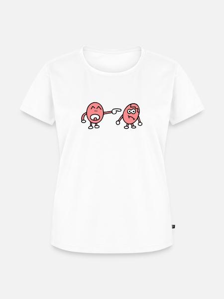 Witzige Eierköpfe - Frauen Premium Bio T-Shirt -
