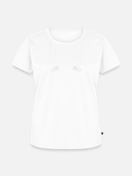 Speedskating White - Frauen Premium Bio T-Shirt -