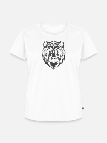 Bär - Frauen Premium Bio T-Shirt - Weiß
