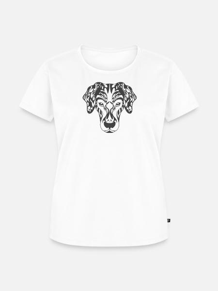 Hund - Frauen Premium Bio T-Shirt - Weiß