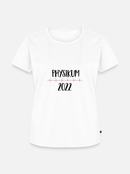 physikum 2022 ekglinie - Frauen Premium Bio T-Shirt - Weiß