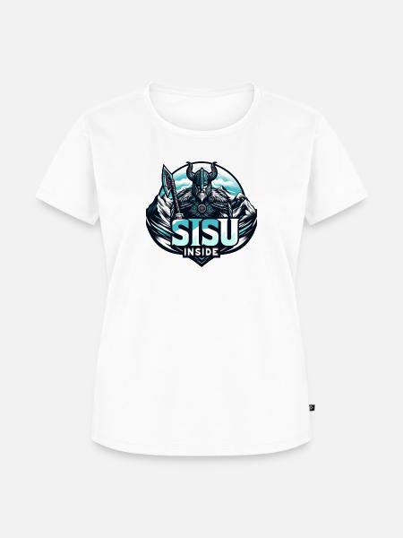 Sisu im Inneren - Frauen Premium Bio T-Shirt - Weiß