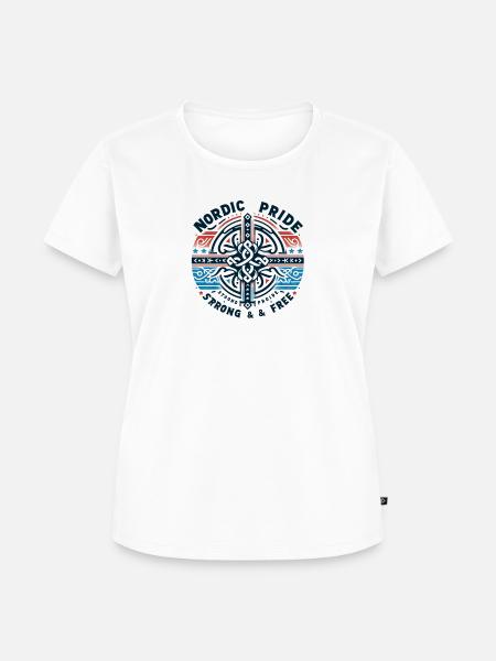 Nordischer Stolz - Frauen Premium Bio T-Shirt - Weiß