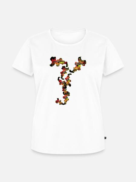 abstract - Frauen Premium Bio T-Shirt - Weiß