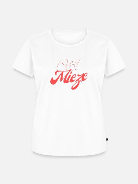 Ossi Mieze - Frauen Premium Bio T-Shirt - Weiß
