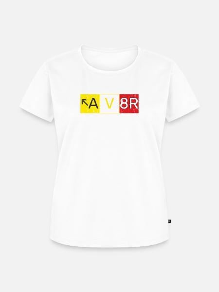 AV8R | AVIATOR Flieger, Piloten - Frauen Premium Bio T-Shirt - Weiß
