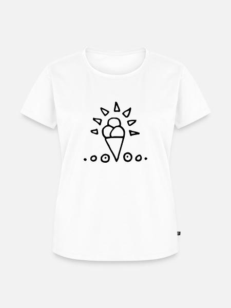 Eis - Frauen Premium Bio T-Shirt - Weiß