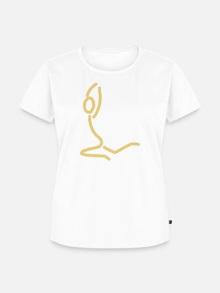 iYpsilon Jubelsprung - Frauen Premium Bio T-Shirt - Weiß