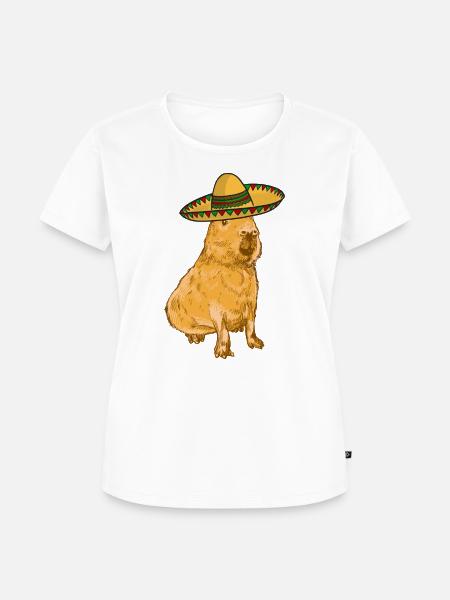 Mexican Capybara - Frauen Premium Bio T-Shirt - 