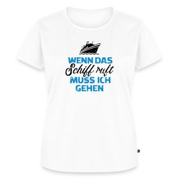 Kreuzfahrt - Frauen Premium Bio T-Shirt - Weiß - Vorne - AI Model Female 172 dark (172cm)