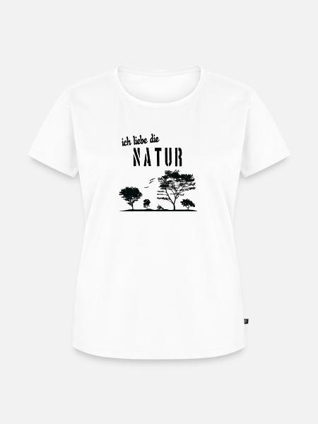 Natur - Frauen Premium Bio T-Shirt - Weiß