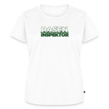Inspecteur de pelouse - T-shirt Premium bio Femme - blanc - Devant - AI Model Female 172 dark (172cm)
