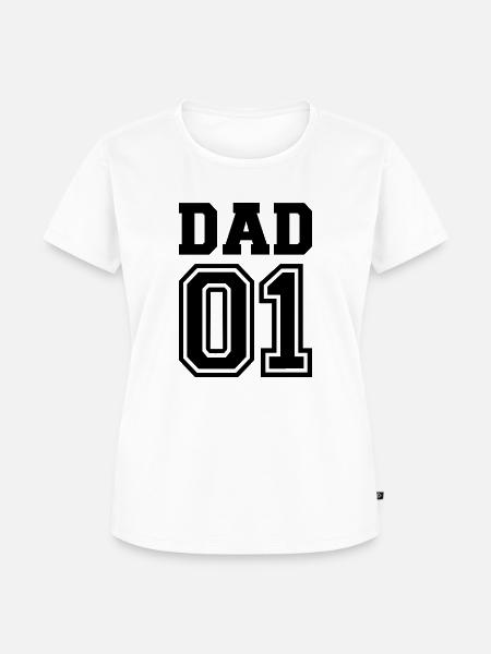 Papa - Frauen Premium Bio T-Shirt - Weiß