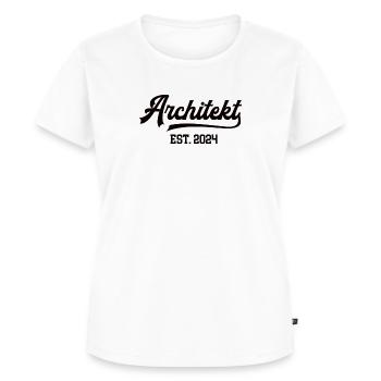 Architekt 2024 Architektur Studium Student MA - Frauen Premium Bio T-Shirt - Weiß - Vorne - AI Model Female 172 dark (172cm)