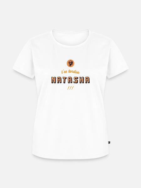 T es tendue Natacha - Frauen Premium Bio T-Shirt - Weiß