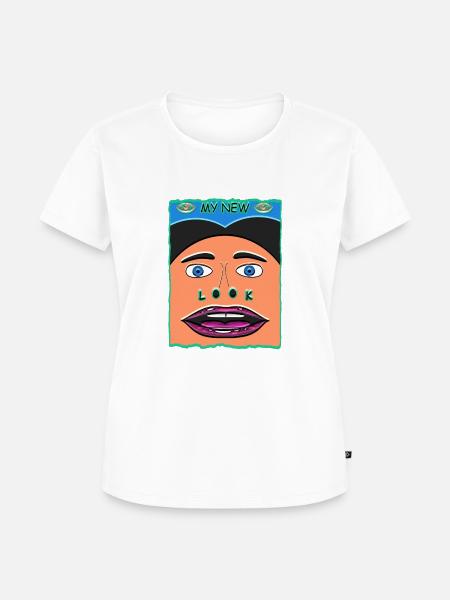 My New Look - Frauen Premium Bio T-Shirt - Weiß
