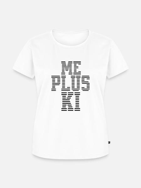 ME PLUS KI - Frauen Premium Bio T-Shirt - Weiß