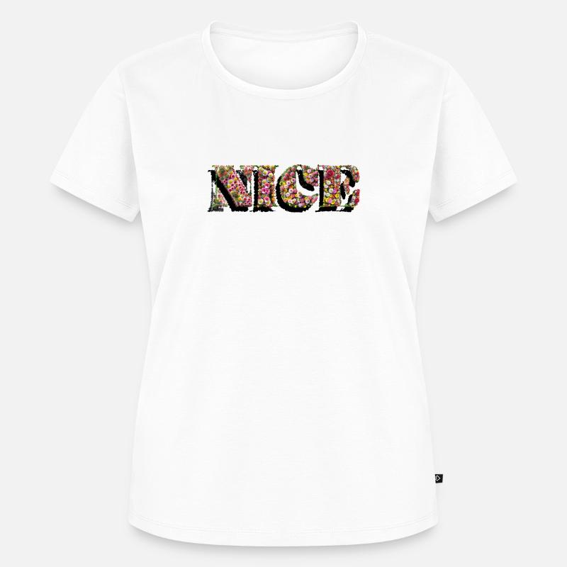 Nice - Women's Premium Organic T-shirt - white