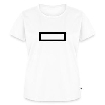 Rectangle - Women's Premium Organic T-shirt - white - Front - AI Model Female 172 dark (172cm)