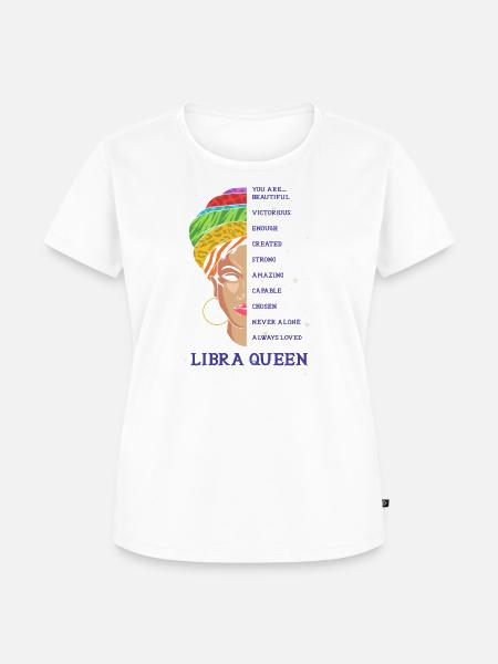 Sternzeichen Waage - Frauen Premium Bio T-Shirt - Weiß