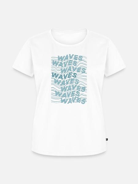 Waves - Frauen Premium Bio T-Shirt - 