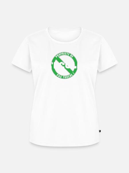 Schulgrundstück, weiß - Frauen Premium Bio T-Shirt - 