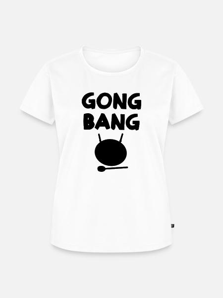 Gong Bang! - Frauen Premium Bio T-Shirt - Weiß