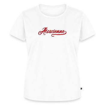 Elsässisch - Frauen Premium Bio T-Shirt - Weiß - Vorne - AI Model Female 172 dark (172cm)