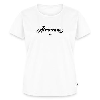 Elsässisch - Frauen Premium Bio T-Shirt - Weiß - Vorne - AI Model Female 172 dark (172cm)