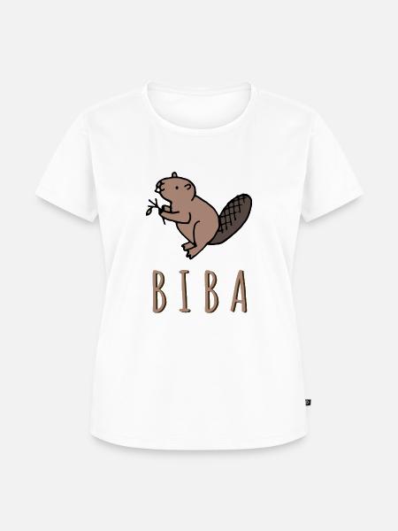 Biber - Frauen Premium Bio T-Shirt - Weiß