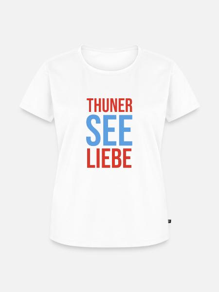 Thunerseeliebe - Frauen Premium Bio T-Shirt - Weiß