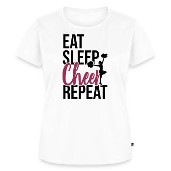 Cheerleading - Frauen Premium Bio T-Shirt - Weiß - Vorne - AI Model Female 172 dark (172cm)