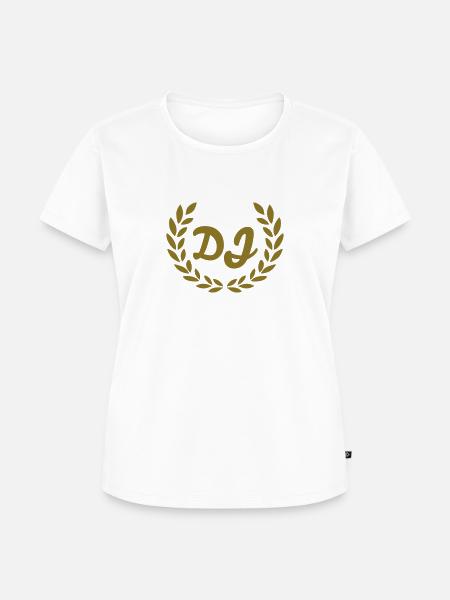 DJ - Frauen Premium Bio T-Shirt - Weiß