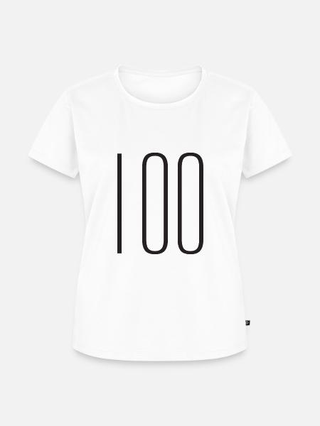 100 - Frauen Premium Bio T-Shirt - Weiß