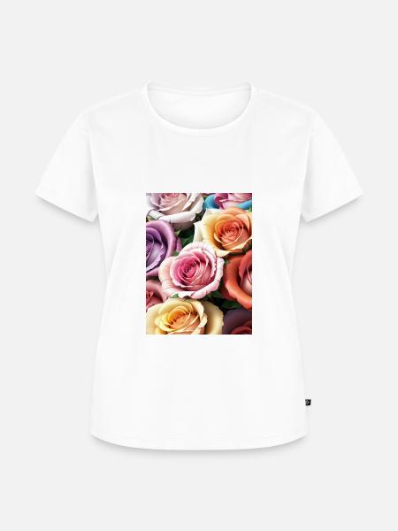 Blumen 41 - Frauen Premium Bio T-Shirt - Weiß