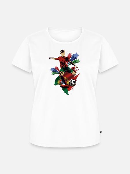 Portugal - Portugal - Flaggen - Frauen Premium Bio T-Shirt - Weiß