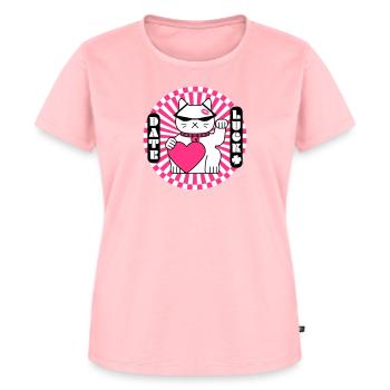 Date Lucky Cat - Women's Premium Organic T-shirt - rose - Front - AI Model Female 172 dark (172cm)