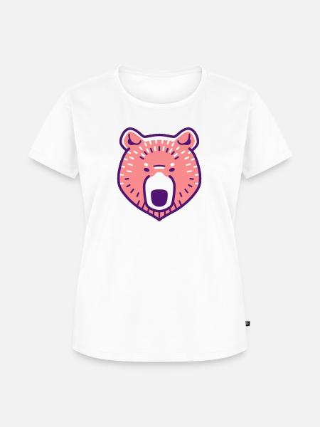 Waldfreunde Bär - Frauen Premium Bio T-Shirt - Weiß