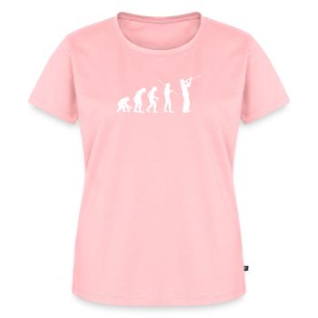 Evolution Trombone Musicien Musikverein - T-shirt Premium bio Femme - rose - Devant - AI Model Female 172 dark (172cm)