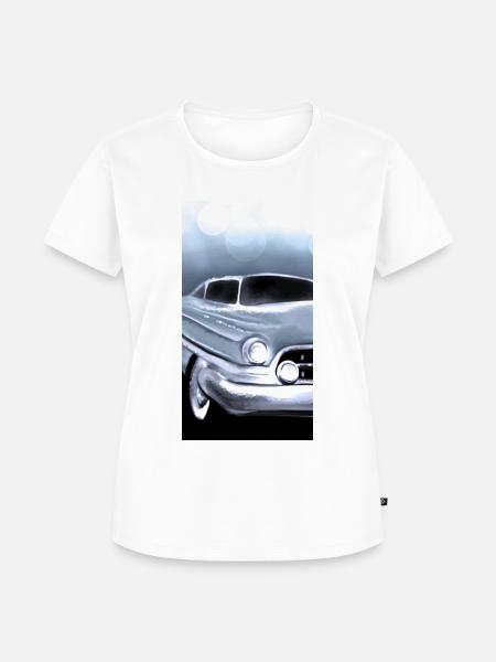 auto Oldtimer - Frauen Premium Bio T-Shirt - Weiß