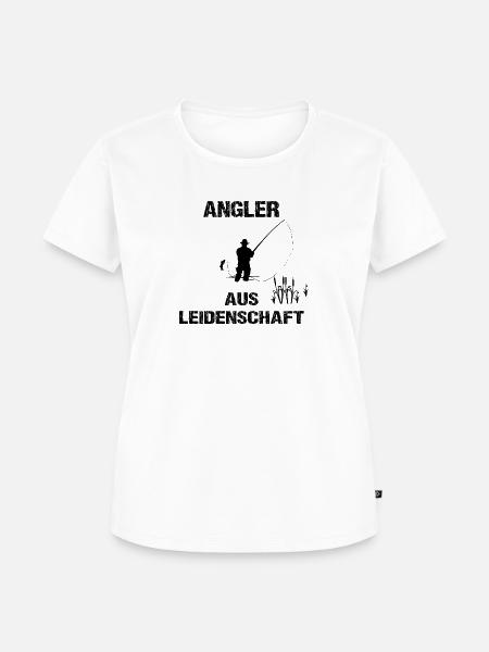 Angeln - Frauen Premium Bio T-Shirt - Weiß