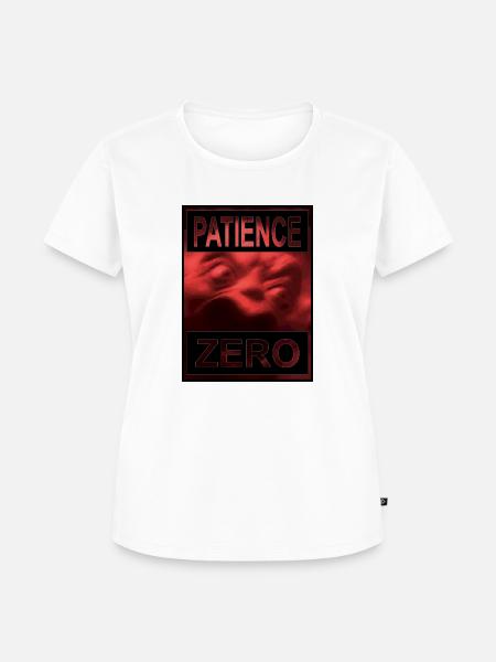 Geduld Null - Frauen Premium Bio T-Shirt - Weiß