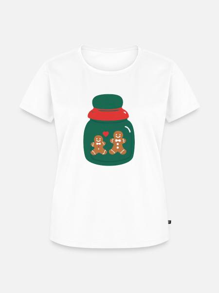Lebkuchen - Frauen Premium Bio T-Shirt - Weiß