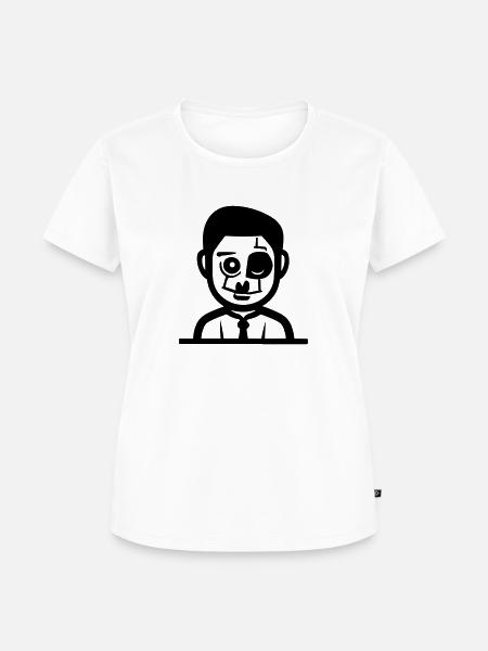 Zombie - Frauen Premium Bio T-Shirt - Weiß