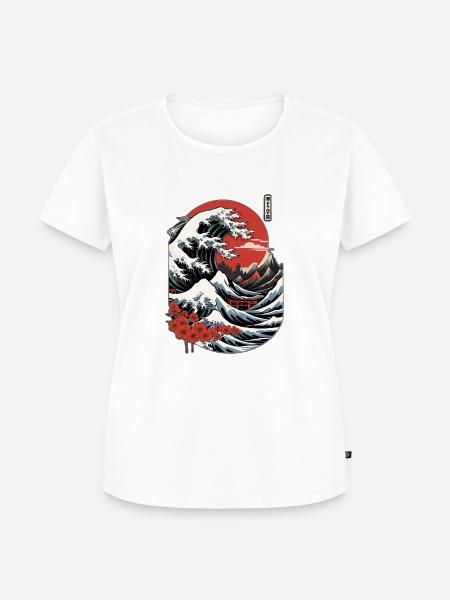 Kyoto - Frauen Premium Bio T-Shirt - Weiß