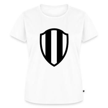 Schild - Frauen Premium Bio T-Shirt - Weiß - Vorne - AI Model Female 172 dark (172cm)