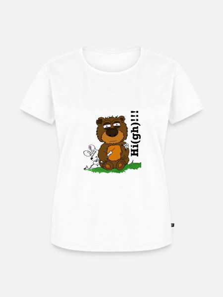 Ted-High - Frauen Premium Bio T-Shirt - Weiß