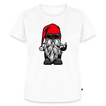 Père Noël Ho Ho Ho - T-shirt Premium bio Femme - blanc - Devant - AI Model Female 172 dark (172cm)