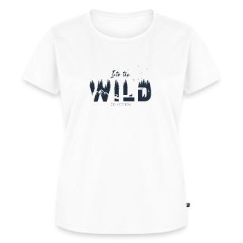 Into the wild - T-shirt Premium bio Femme - blanc - Devant - AI Model Female 172 dark (172cm)