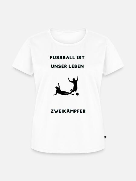 Zweikämpfer - Frauen Premium Bio T-Shirt - Weiß